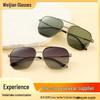 2026 Men's European American Style Polarized Driving Sunglasses, UV Protection, Metal Large Frame