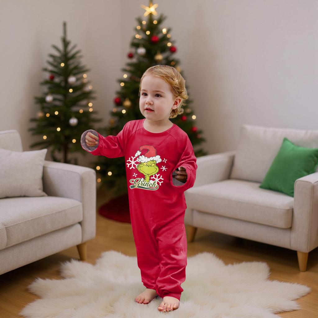 Passende Familiensets mit Weihnachtsmotiven, Langarmshirts und Hosen