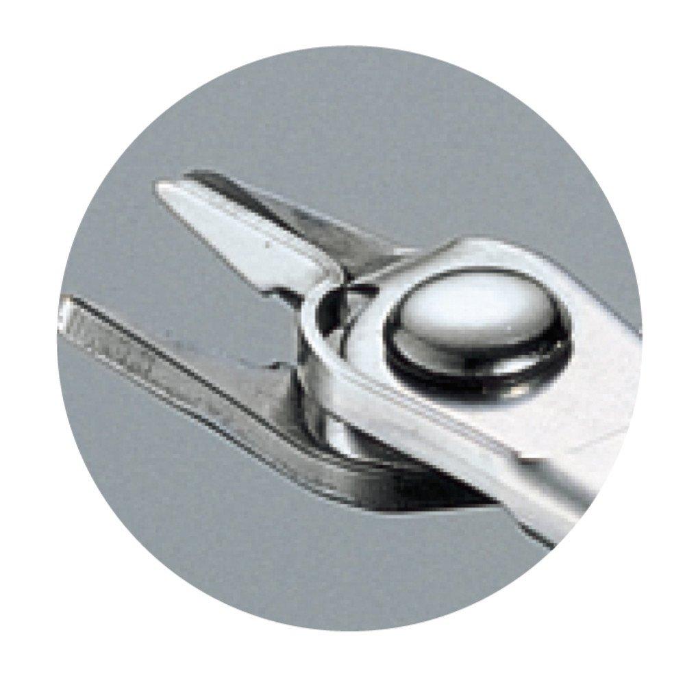 Stainless Steel Nippers Lead with Plastic 3.peaks (with Stopper) Spring, 130mm, SP-31A