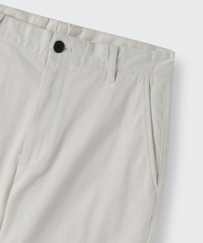 MUSINSA STANDARD [City Workers] Moleskine Tapered Pants [Cream]