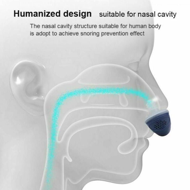 Electric Anti Snore Nose Stopper Breathing Apparatus Aid Relieve Snoring Device