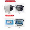 Fashion Photochromic Sunglasses Men Women Vintage Square UV400 Eyewear for Driving Fishing