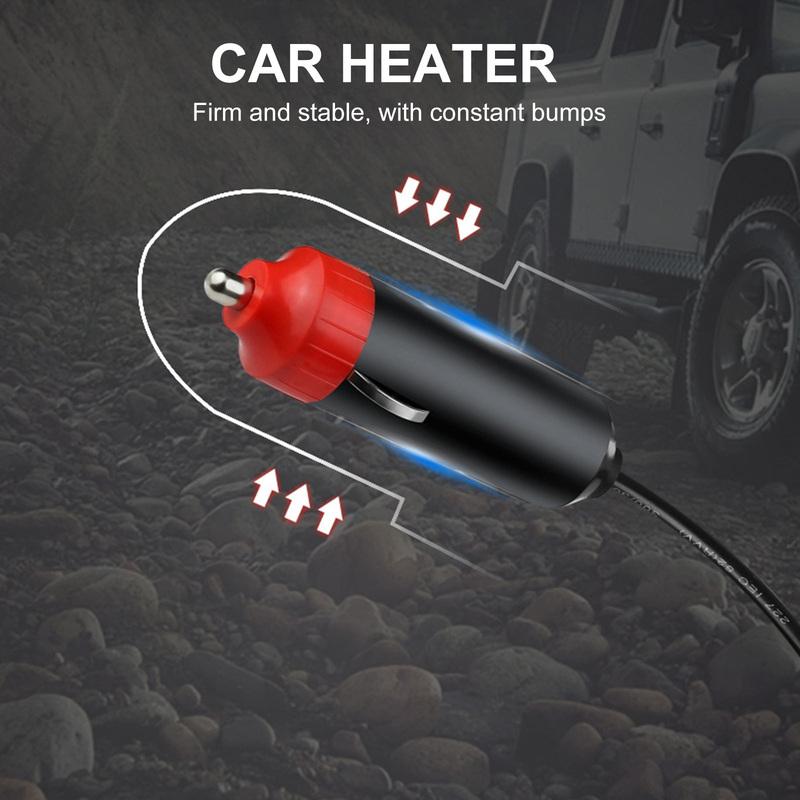 Electric Car Heater Air Cooler Fan 12V Portable 360 Degree Demister Defroster Heating Fan Dryer Windshield Defogging Accessroies