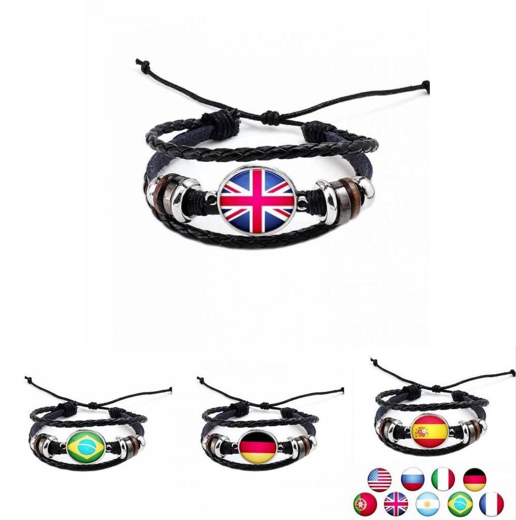 National Manwomen Creative Flag Exquisite Bracelet National Flag Bracelet