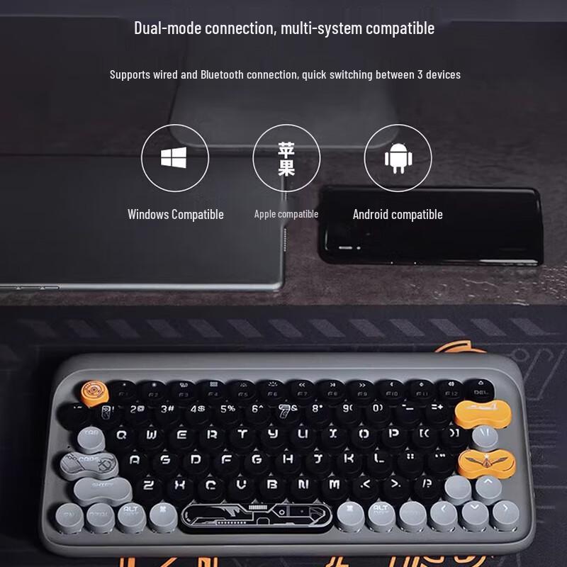 Lofree EH112S Round Dot Bluetooth Mechanical Keyboard