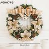 New Enchanted Luminous Christmas Wreath - Window & Door Decoration