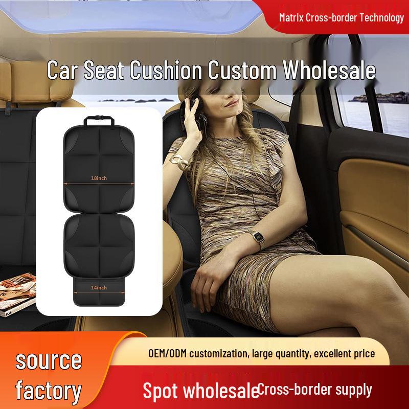 

Durable Skin-Friendly Child Car Seat Cushion with Non-Slip Backing чёрный