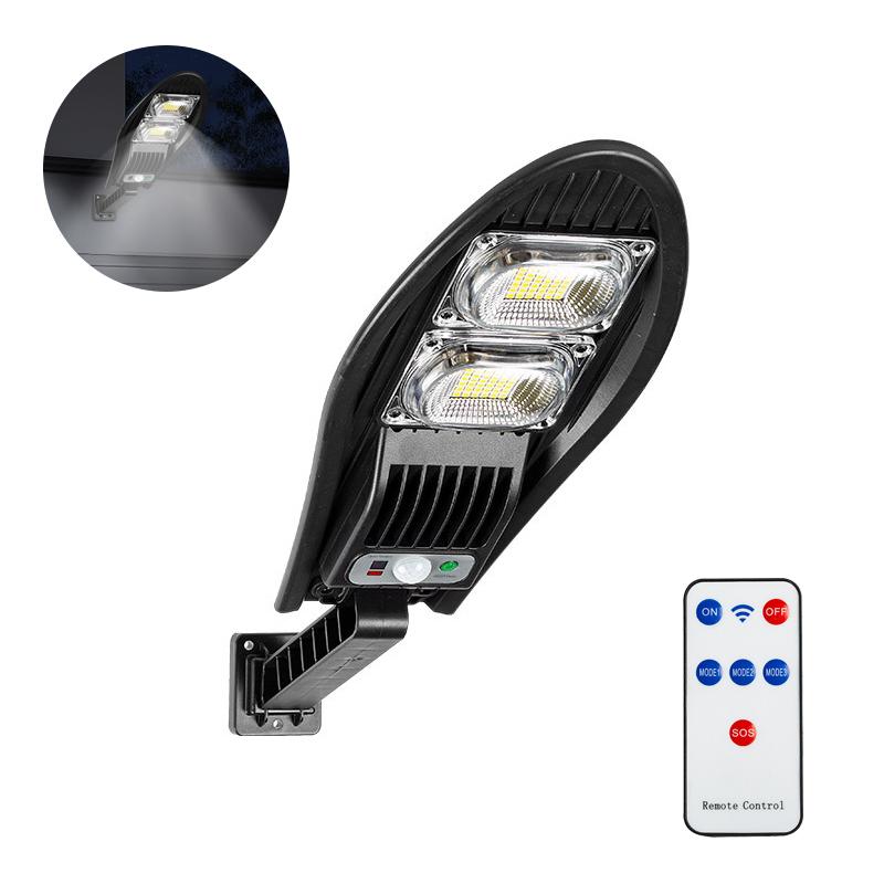 Lumini stradale solare de 40 W, lumină solară cu senzor de mișcare 1060LM 84 LED, bec impermeabil IP65 pentru iluminat exterior pentru grădină, terasă, cale, G