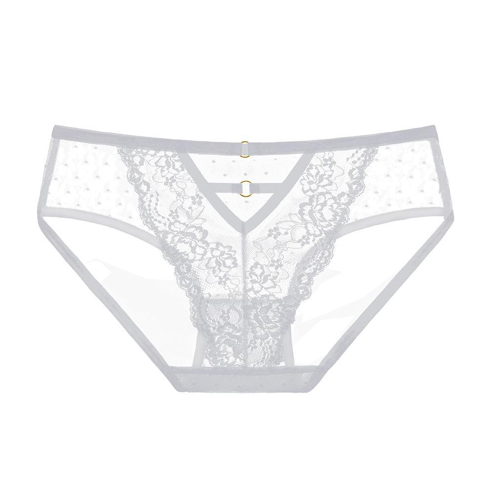 Panties Women's Lace Mid-waist Hip Lift Hollow Sexy and Breathable Mesh Seamless Women's Briefs 5003