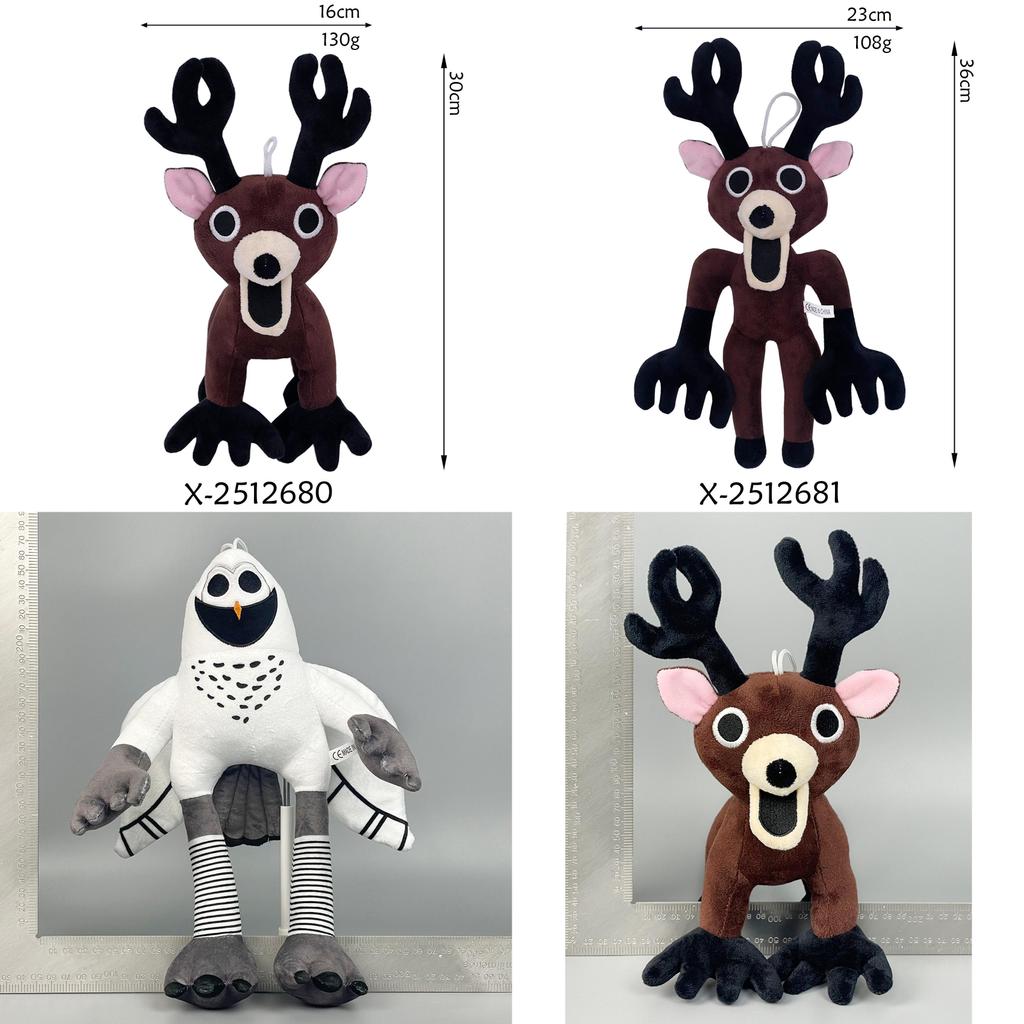 99 Nights In The Forest Stuffed Animal With Super Soft Short Plush For Horror Game Fans