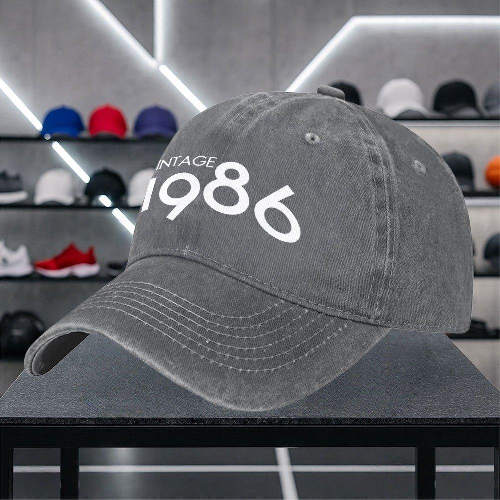 Vintage Print Baseball Cap Unisex Stylish Casual Hat