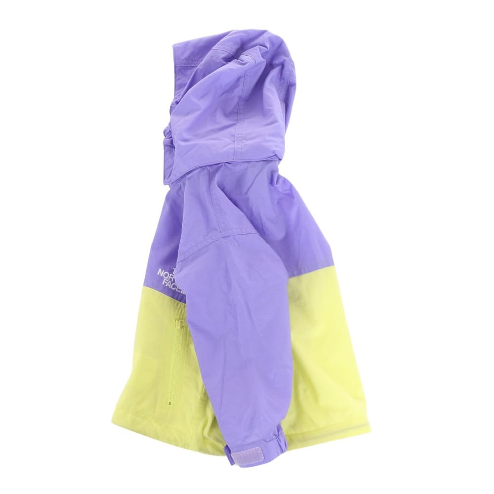 The North Face Baby Compact UV Optic Size 80 Jacket, Unisex, Water-Repellent, Protection, Lightweight, Violet/Lemon Yellow,