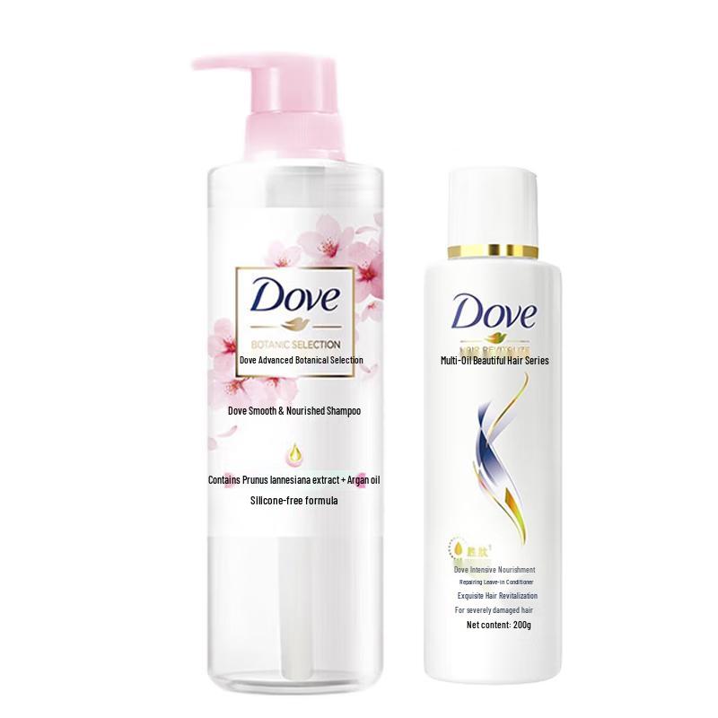 Набор для волос Dove Botanical Selection Гладкость и шелковистость: Шампунь и Кондиционер