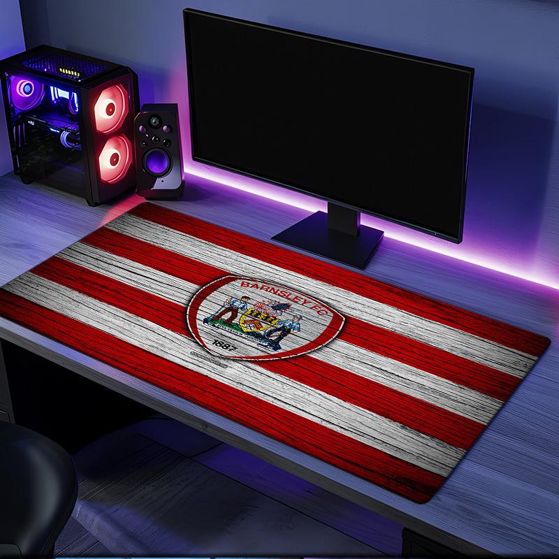 Barnsley Crest Design Mouse Pad, Rubber Base, Mouse Pad for Gamers and Office Use, Gaming Desk , Easy To Clean Mat Christmas fan gifts