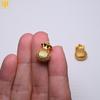 24k Gold-Plated Filigree Lucky Bag Charm Pendant for DIY Jewelry