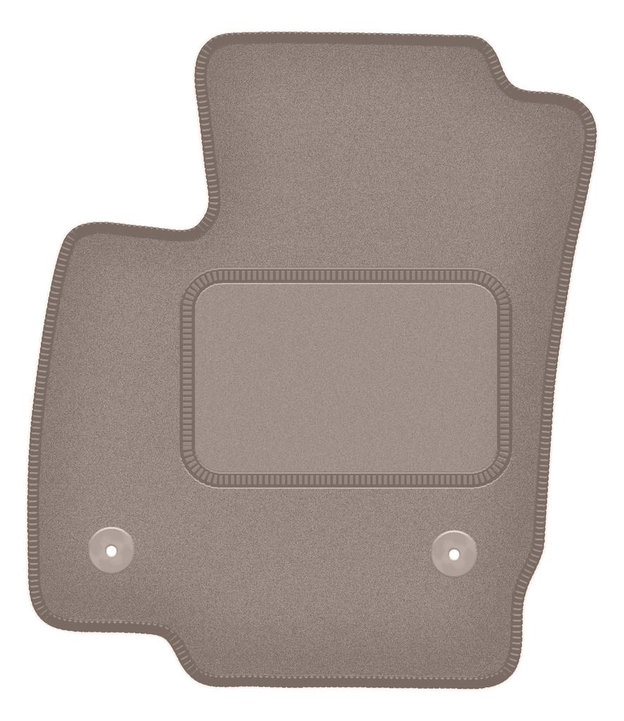 Beige driver's mat for: Ford B-MAX minivan (2012-2017)