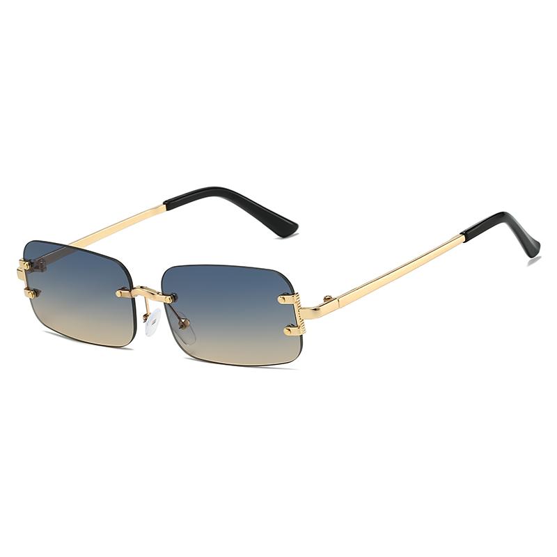 Retro Rimless Sunglasses Women Fashion Brand Sun Glasses Men Vintage Luxury Driving Sunglasses Outdoor Lady UV400 Eyewear