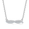 925 Sterling Silver Leaf Pendant European and American Flower Leaf Necklace Niche Design Sense Lady's Collarbone Chain Ins Style