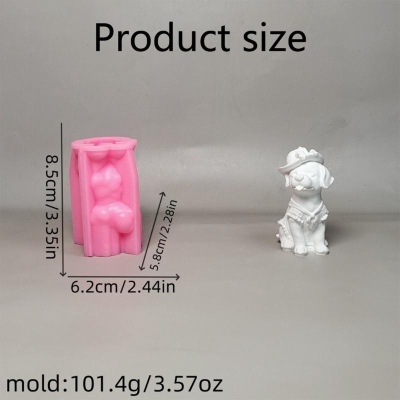 3D Dog Molds Casting Molds Plasters Molds Animal Silicone Mould Ornament Molds Epoxy Resin Molds Castings Molds