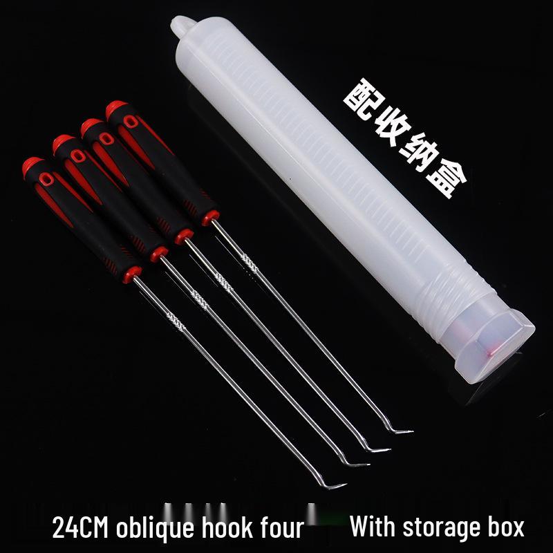 4-Piece Oil Seal Hook and Puller Tool Set for Automotive Repair