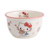 Sanrio Ceramic Rice Bowl Household Soup Bowl Rice Bowl Hello Kitty Hellokitty Cute Tableware Japanese Bowl