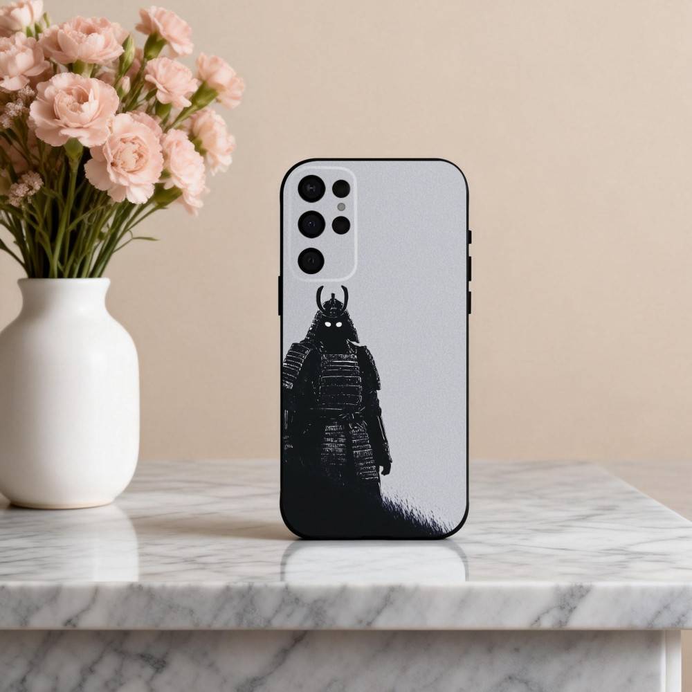 J-Japanese B-Bushido S-Samurai  Phone Case For Samsung S25,24,23,22,30,21,10,9,Ultra,Plus,Lite,FE,4,5 G Soft Black Case