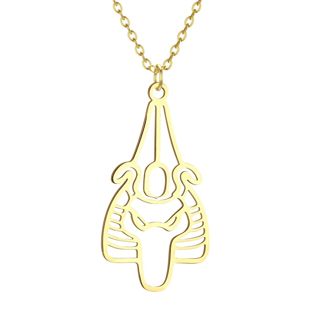 Kinitial Cactus Saturn Planet Infinity Lips Bird Landscape Sun Mountain Stainless Steel Pendant Necklace For Women Jewelry Gift