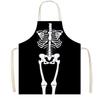 Funny Prank Gift Halloween Butcher Apron with Realistic Blood Stain, Washable Protective Work Apron, Spooky Kitchen Decor Horror Costume Prop