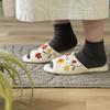 Sybilla Senko Flower Garden 2 Size M 47123 Slippers, (approx. 22-24cm), Beige,