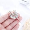 Brooch Girl Gift Party Crystal Women's Brooch Ballerina Pin Ballet Girl Brooch Korean style