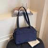 Fashion Solid Color Shoulder Bag Nylon Lightweight Tote Bags Large Capacity Crossbody Bag Women