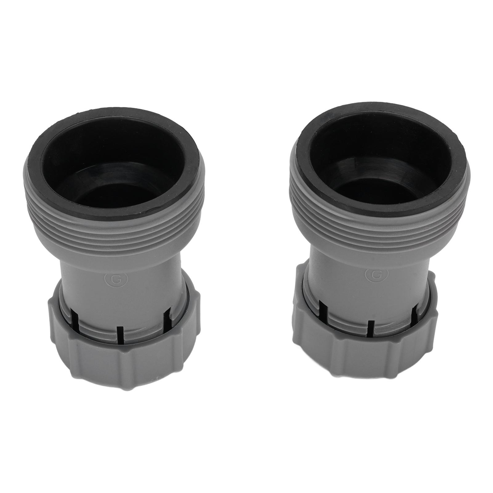 

2pcs Pool Hose Adapter 1.5 Inch to 1.25 Inch Hose Conversion Adapter for Up Ground Pool Filter Pump