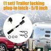 Sturdy Carbon Steel Trailer Fastening Device Featuring Quiet Design And Quick Push To Secure System