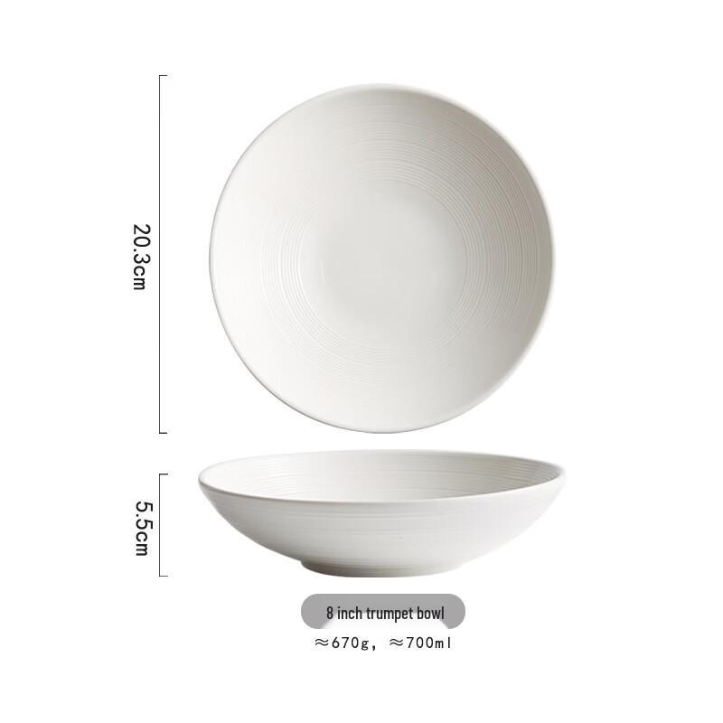 De ou Starlight Japanese Ceramic Ramen & Salad Bowl Set