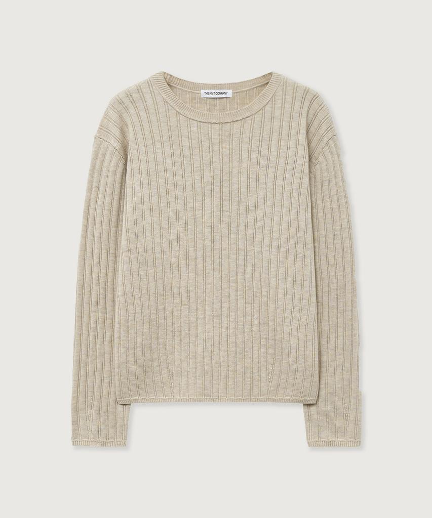 THEKNITCOMPANY (W) Wool Blend Ribbed Knit 3 Colors