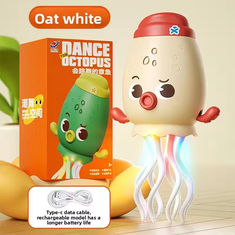 Non-Toxic Magical Dancing Octopus Electronic Pet Luminous Fidget Toy Interactive Anti-Stress Stress Relief Wiggly Toy For Kids And Adults