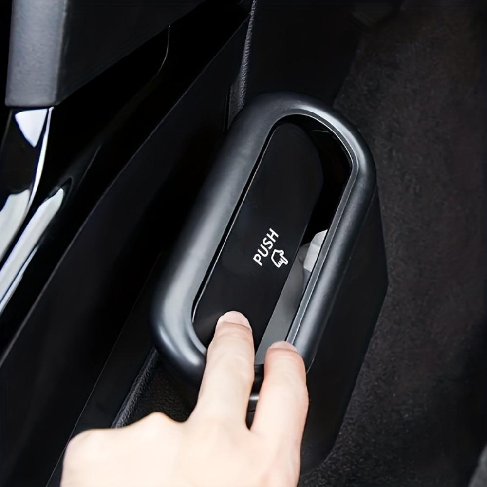 Durable Compact PP Car Trash Can | Space-Saving Vehicle Organizer - Modern Auto Accessory, Universal Fit for Cars, SUVs & Trucks, Easy To Clean
