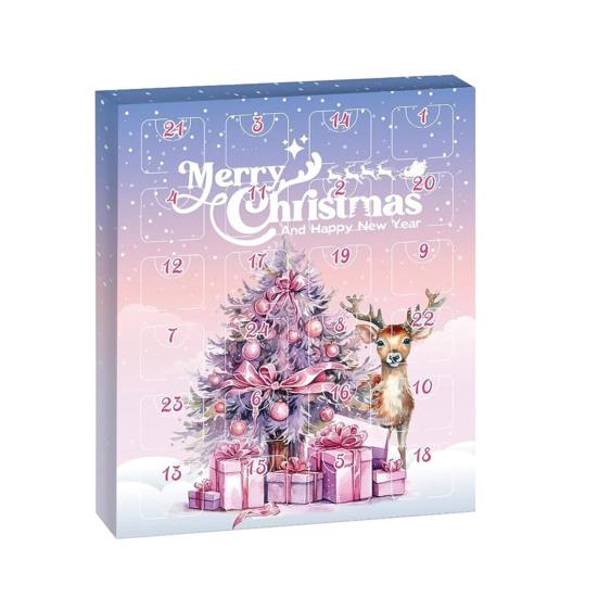 Bracelet DIY Advent Calendar 2025 Bracelet Making Kit Christmas Charm Beads Countdown Calendar Jewelry Making Kit for Adults Teens Girls Xmas Gifts