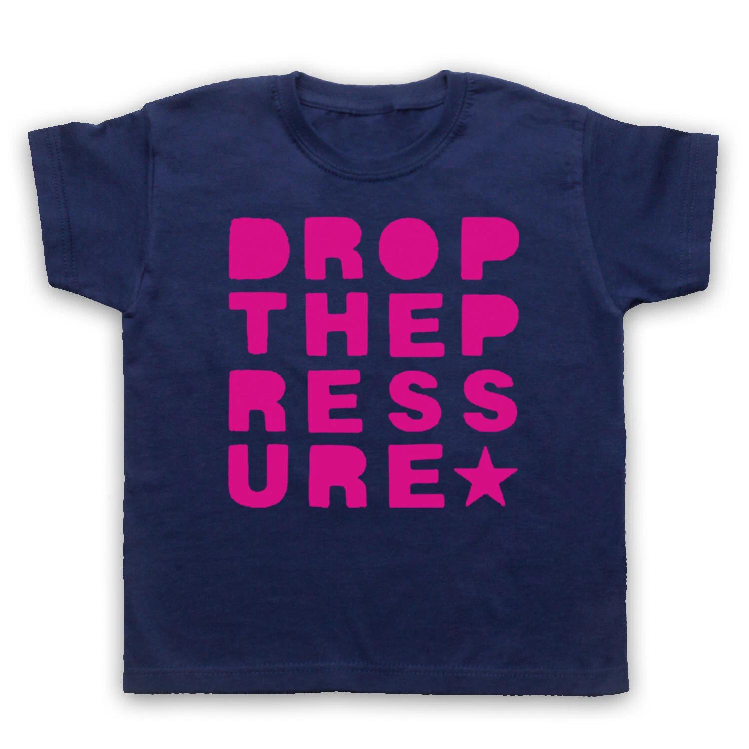 DROP THE PRESSURE MYLO ELECTRO POP UNOFFICIAL DANCE DJ KIDS CHILDS T-shirt 110