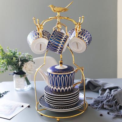 British Style Ceramic Cup Coffee Cup Set Afternoon Tea Tea Set Creative Cup Household With Saucer Spoon Holder
