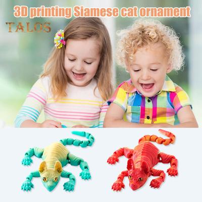 3D Geprint Naakt Kat Figuur Beweegbare Gewrichten Sphynx Kat Figuur Gearticuleerd Dierenmodel Speelgoed Thuis Kantoor Boekenplank Desktop Decoratie Ornament