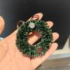 Mini 3D Julemagnetkranser Håndlagde Julekransdekorasjoner Hjemmedekorasjon