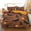 Death Moth Crow Duvet Cover Set Queen Size Phase Space Comforter Cover for Boys Abstract Exotic Aesthetic Bedding Set Dark Art