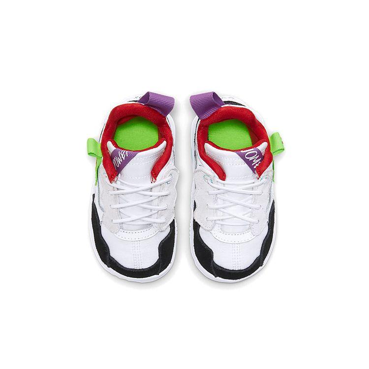 Air Jordan MA2 TD Greatest Gift Baby-Sneakers Weiß Schwarz Purple-Nebula CW6596-100