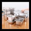 NHZHIW Rectangular Stainless Steel Food Pan with Lid