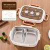 304 Stainless Steel Insulated Microwaveable Bento Lunch Box for Kids with Dividers