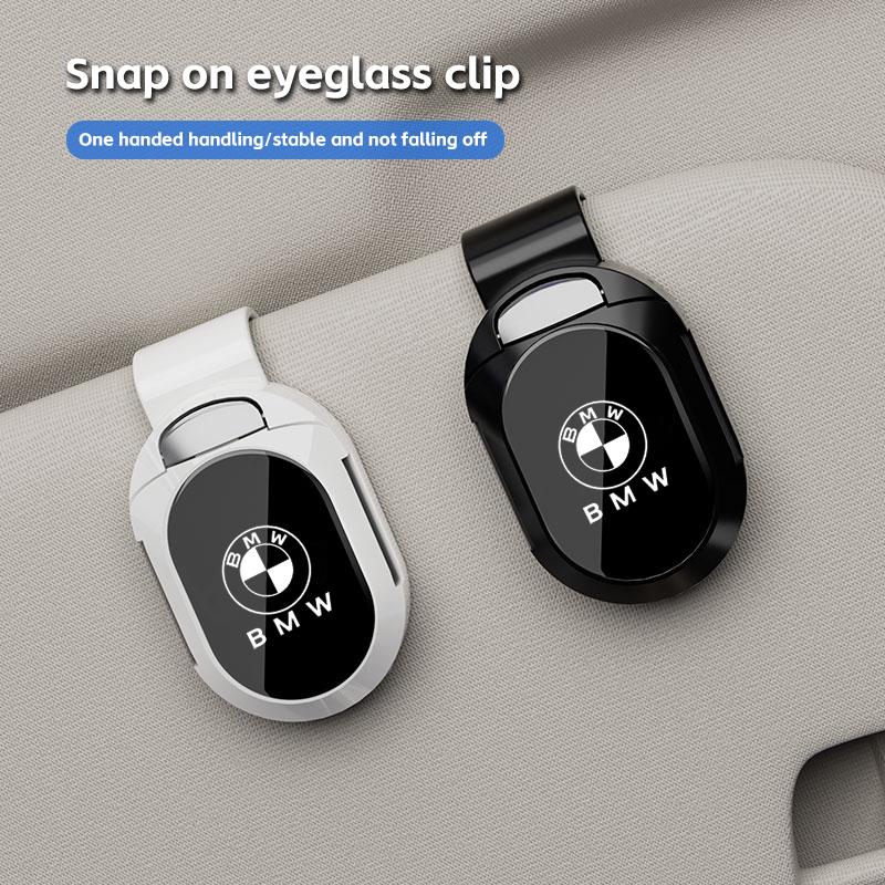 Car Sunglass Holder For Car Visor Visor Sunglasses Holder Clip For BMW M x5 e70 e91 f11 f30 f31 f10 x3 f25 e30 e46 Accessories CE6
