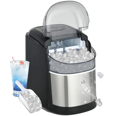 Ice Maker Water Tank 1.7 L Ice Tank Capacity 0.9 Kg Scoop and Basket Included 9 Ice Cubes/ 6-12minutes