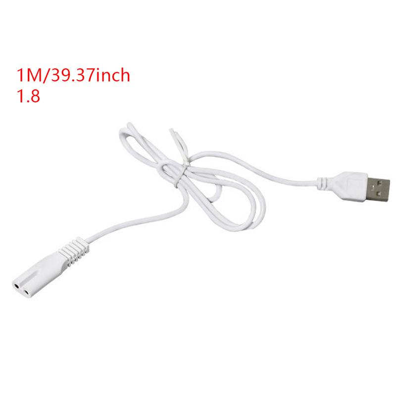 Kabel USB Linia ładowania Miedziany otwór Pasuje 5V latarka golarka maszynka do włosów przewód Pojedynczy 1.8
