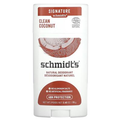 Natural Deodorant, Clean Coconut, 75G(2.65Oz)